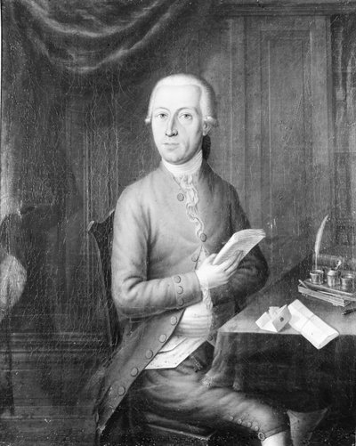 Portrait of Hendrik Willem Rappard (1748-1833) by August Christian Hauck
